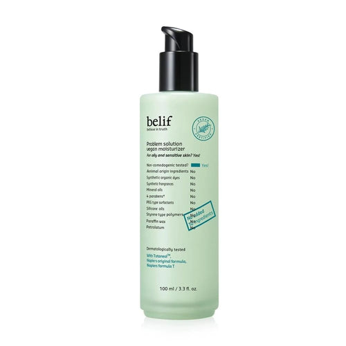 Belif Problem Solution Vegan Moisturizer 100ml - front