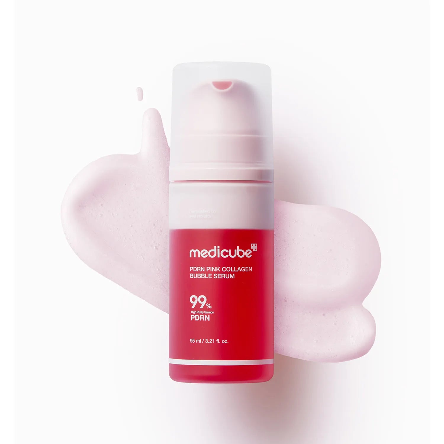 Medicube PDRN Pink Collagen Bubble Serum 95ml - front