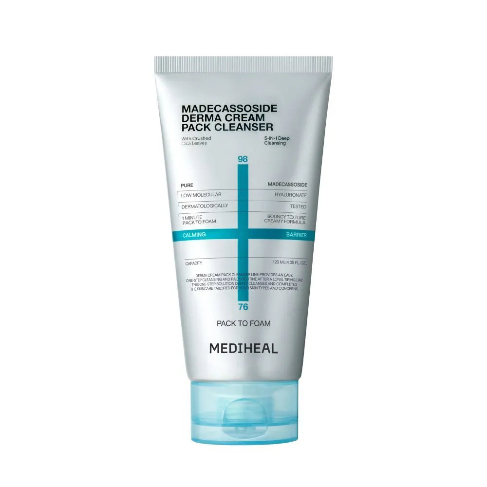 Mediheal Derma Cream Pack Cleanser Madecassoside 120ml