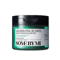 Some By MI AHA BHA PHA 30 Days Miracle Truecica Clear Pad - exfoliating toner pads with AHA BHA PHA