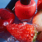 Tiptoe Syrup Glitter & Shimmer Nail Polish - nail application