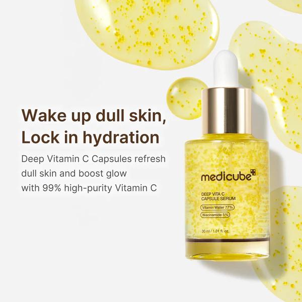 Medicube Deep Vita C Capsule Serum dermatologist-tested daily use