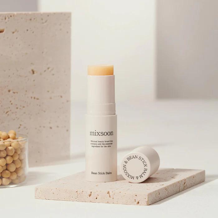 mixsoon Bean Stick Balm 11.5ml with Fermented Soybean that supports the skin's moisture barrier and resilience