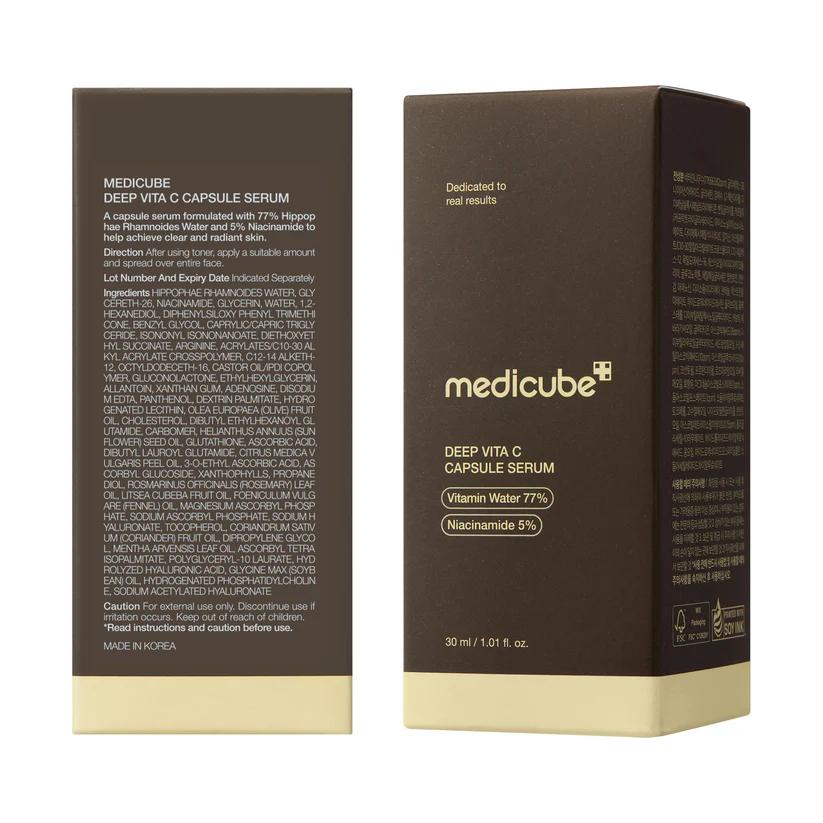 Medicube Deep Vita C Capsule Serum radiant even-toned complexion