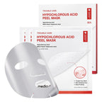 Medicube Peel Mask 1.5mm ultra-thin sheet on face