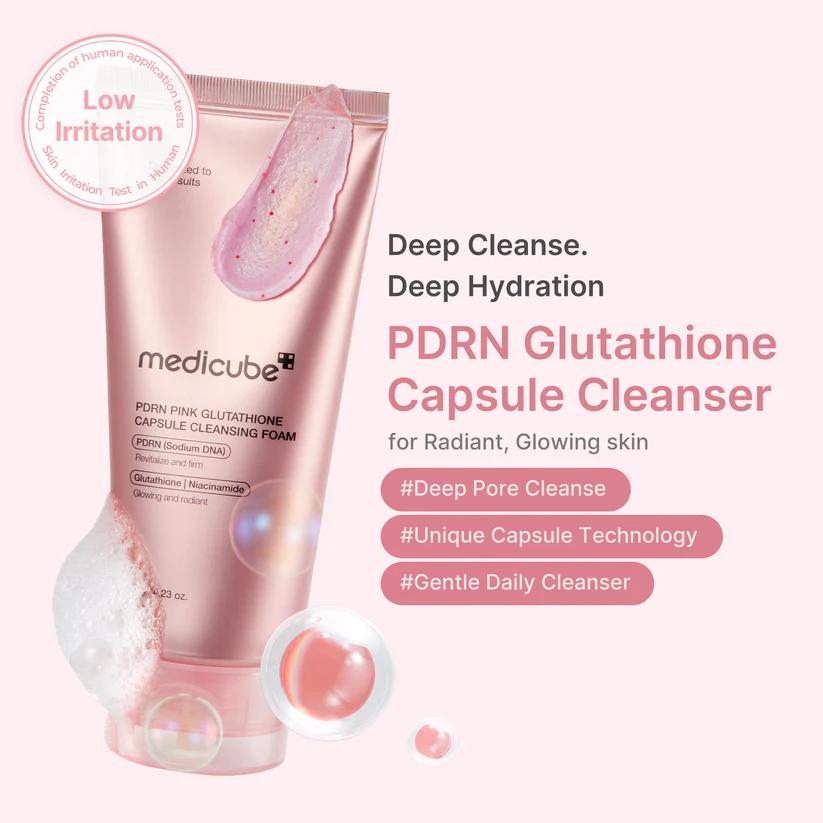 Medicube Capsule Cleansing Foam Collagen Peptides brightening care