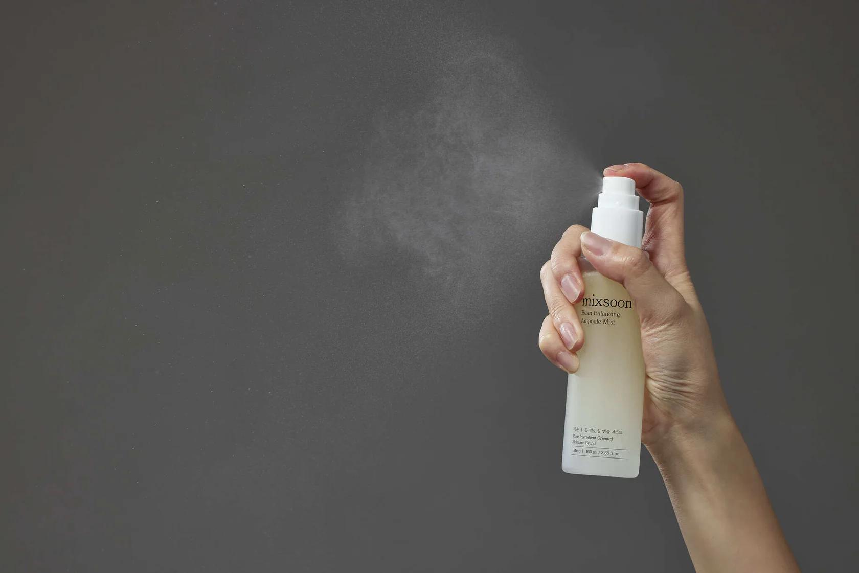 mixsoon Bean Balancing Ampoule Mist 100ml product size and packaging details