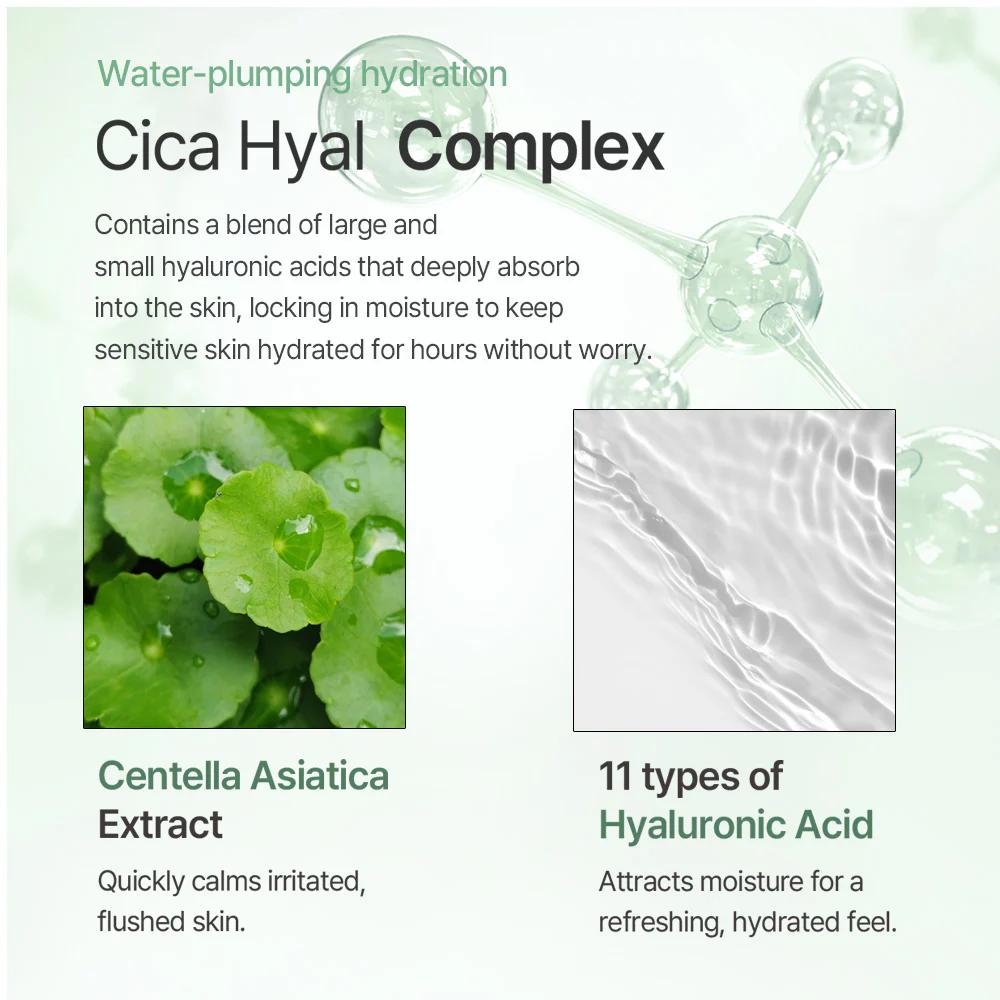 mixsoon Cica Hyal Deep Soothing Cream 50ml product size and packaging details