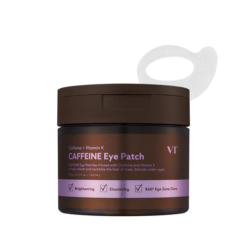 VT Cosmetics CAFFEINE Eye Patch 110ml - eye patch application