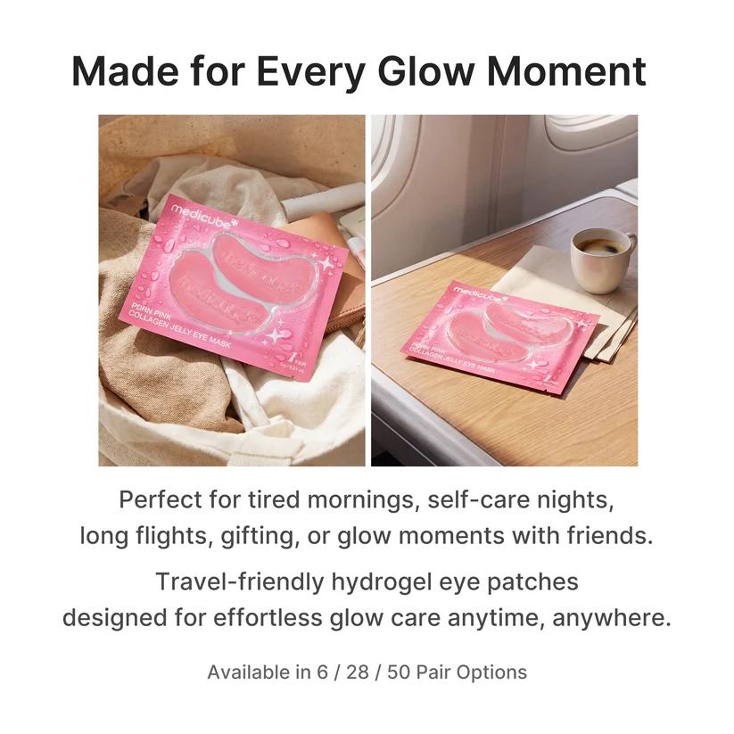 Medicube PDRN Pink Collagen Jelly Eye Mask