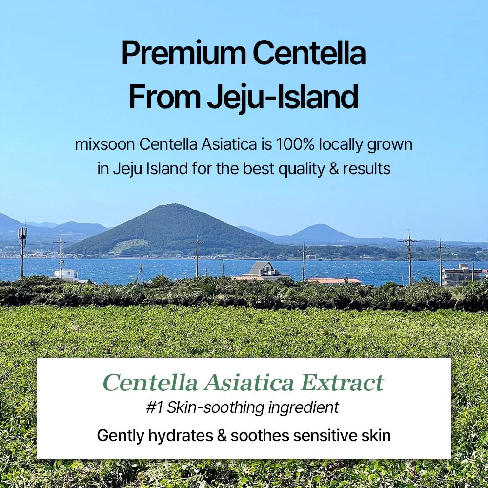mixsoon Centella Cleansing Water 300ml key benefits for a Korean skincare routine
