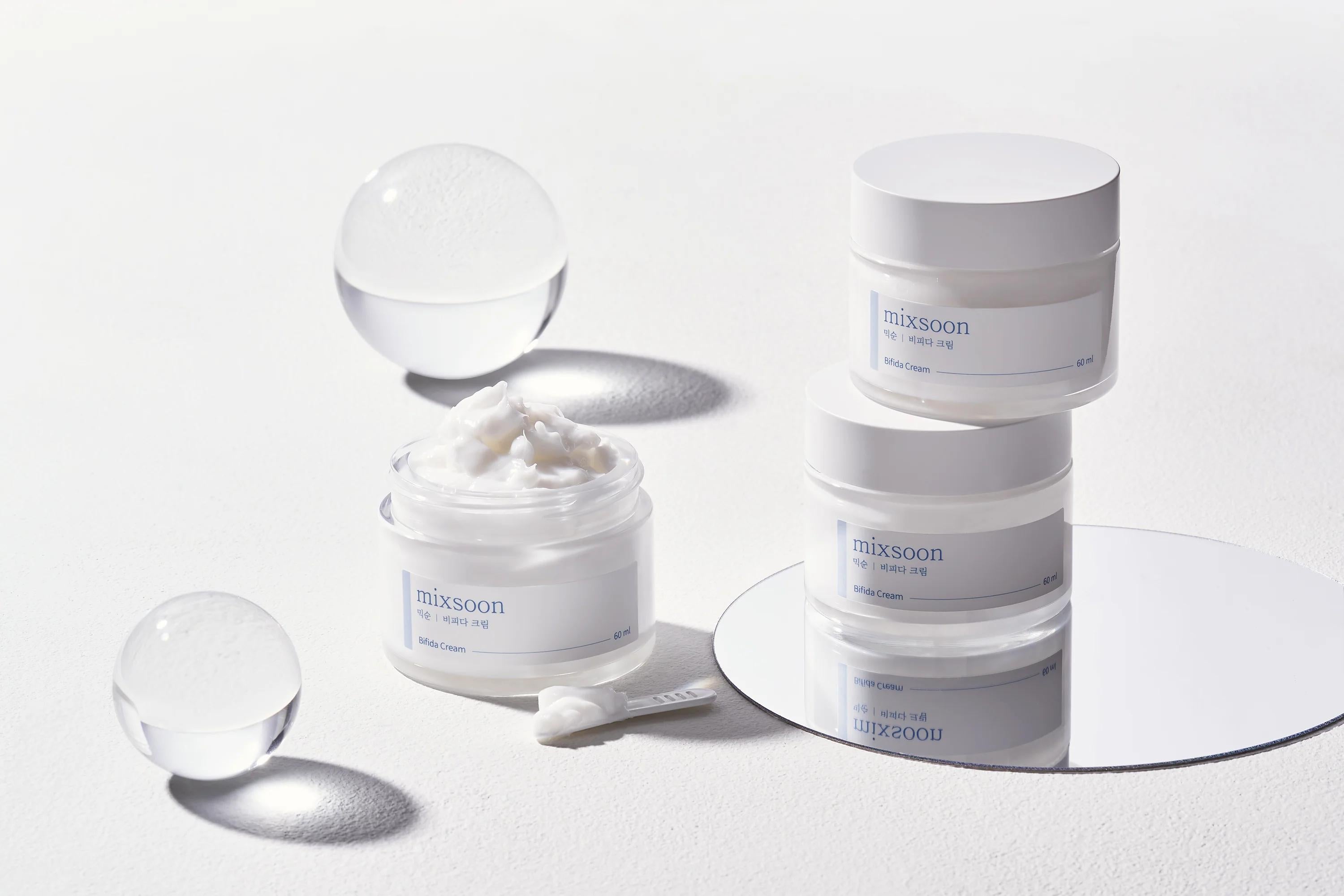 mixsoon Bifida Cream 60ml key benefits for a Korean skincare routine