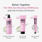 Medicube Rosemary PDRN Shampoo shiny healthy-looking hair result