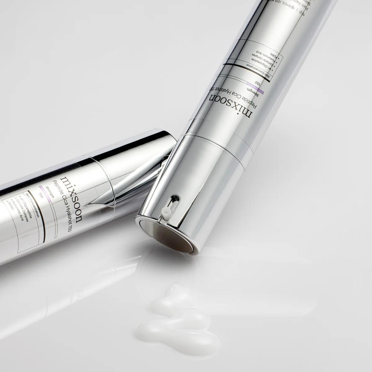 mixsoon Peptide Cica Hyalshot 50ml with Peptides that supports smoother-looking texture and visible elasticity