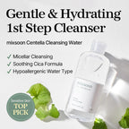 mixsoon Centella Cleansing Water 300ml with Allantoin that helps skin feel refreshed and comfortable