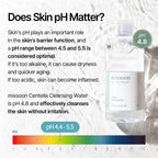 mixsoon Centella Cleansing Water 300ml product size and packaging details