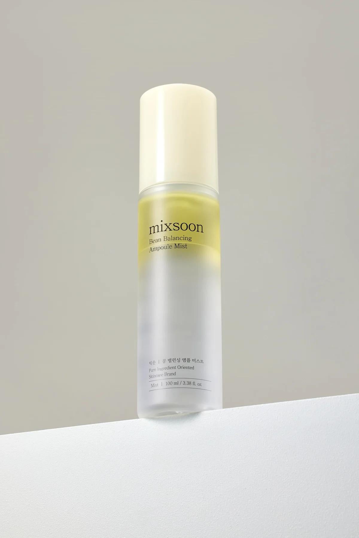 mixsoon Bean Balancing Ampoule Mist 100ml key benefits for a Korean skincare routine