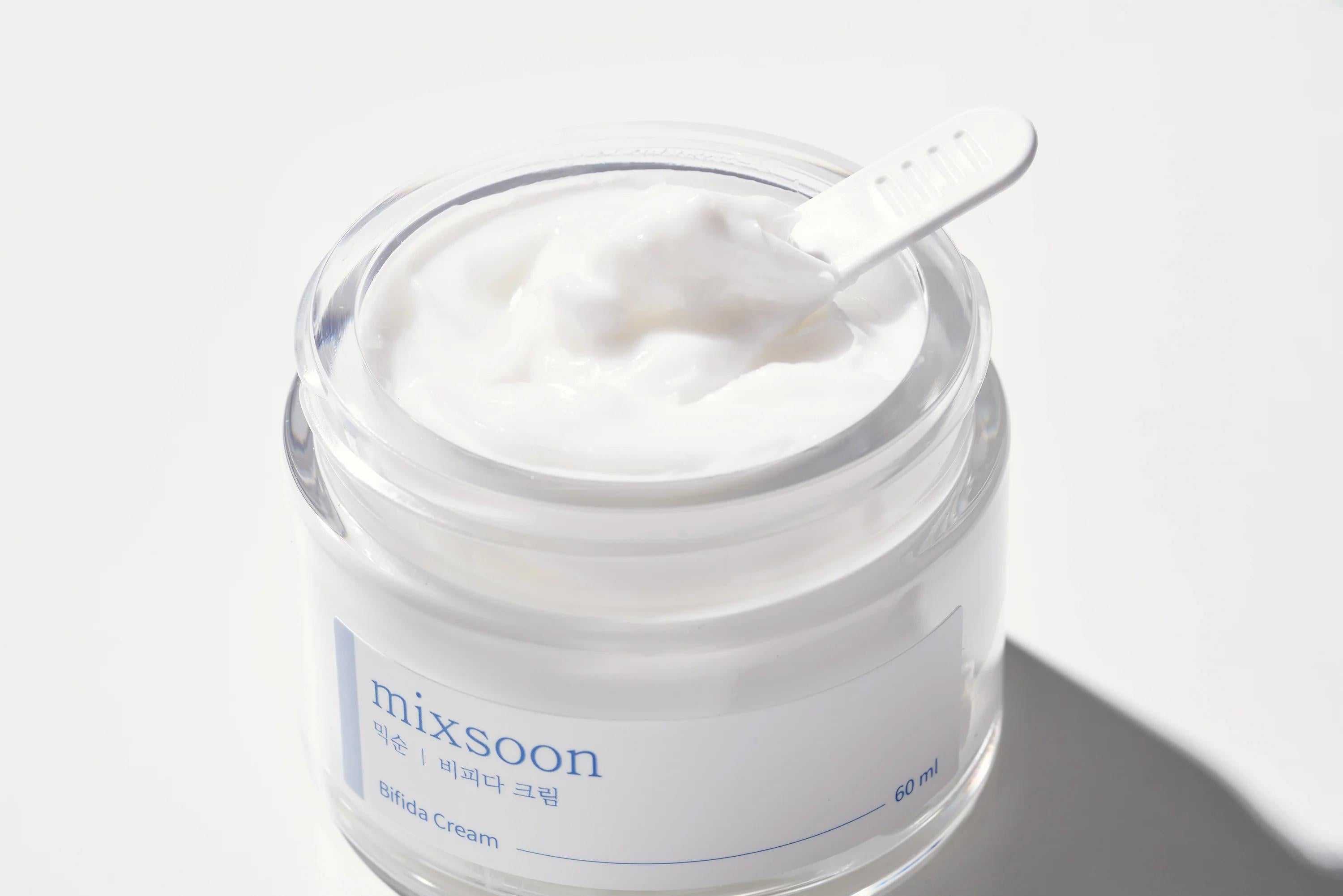 mixsoon Bifida Cream 60ml comforting cream texture and finish