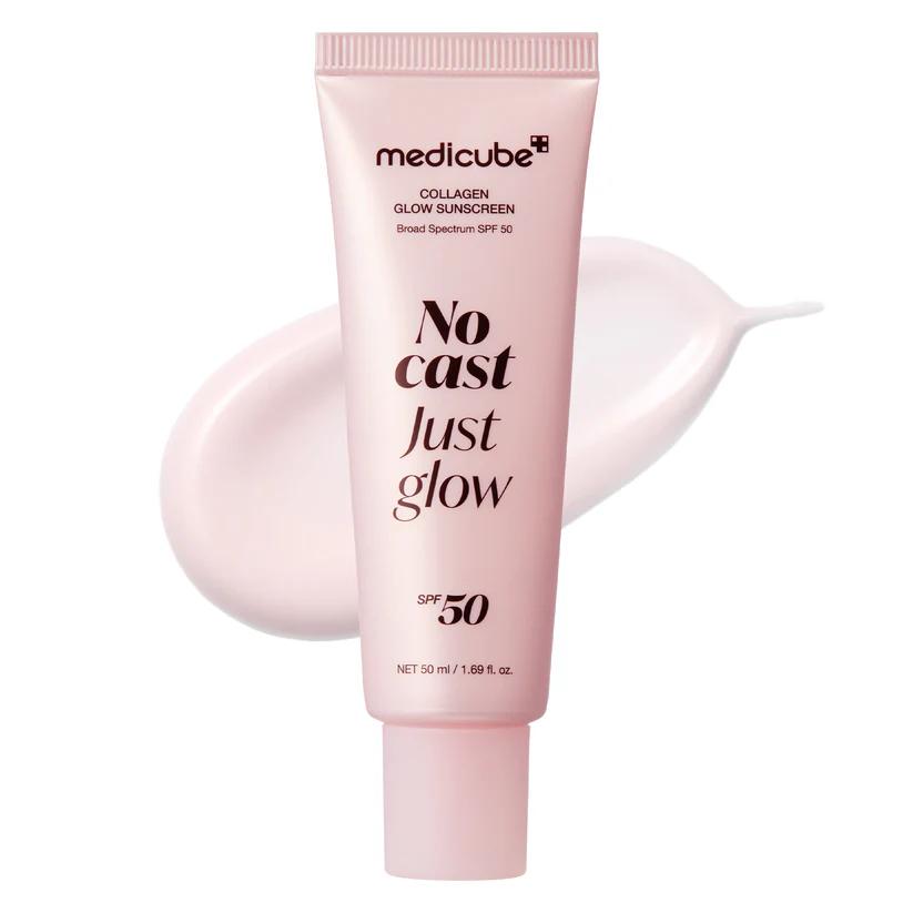 Medicube Collagen Glow Sunscreen SPF50 50ml tube front