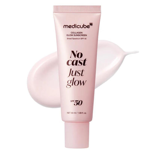 Medicube Collagen Glow Sunscreen SPF50 50ml tube front