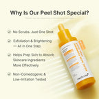 Medicube Kojic Acid Turmeric Peel Shot gel texture application