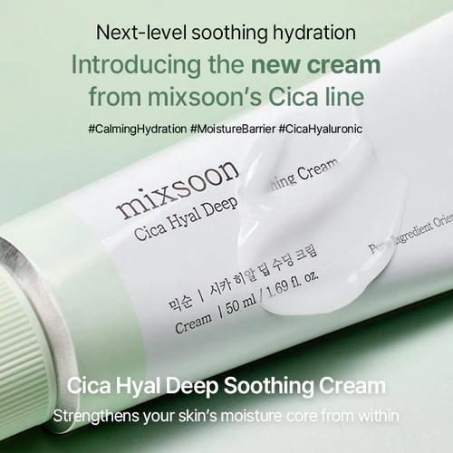 mixsoon Cica Hyal Deep Soothing Cream 50ml how-to-use and application guide