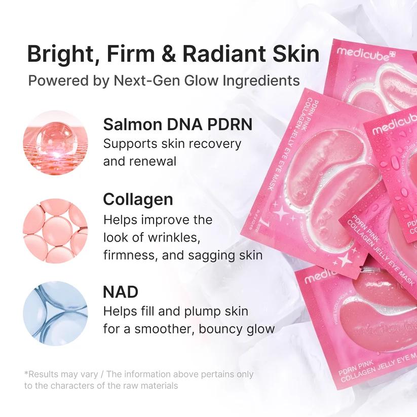 Medicube PDRN Pink Collagen Jelly Eye Mask