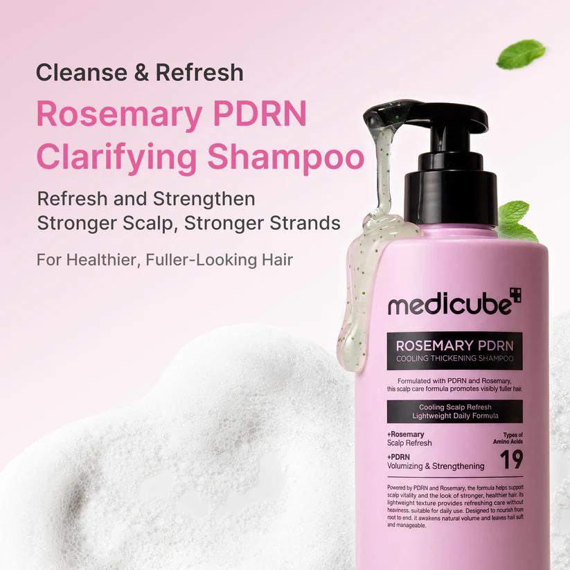 Medicube Rosemary Shampoo buildup removal fuller-looking hair